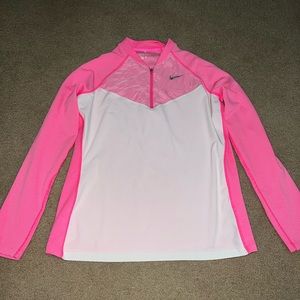 women’s nike golf quarter zip
